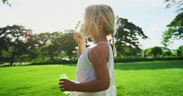 Addorable Cute Young Girl Playing