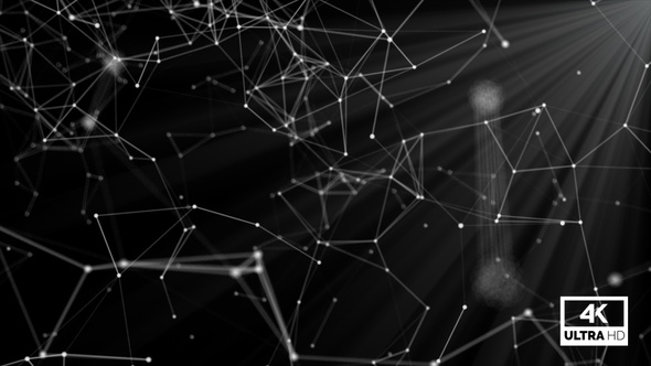 White Abstract Plexus Background Looped V3 alt