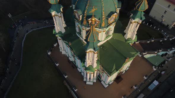 Aerial View From a Drone of St