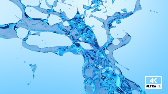 Blue Water Splash alt