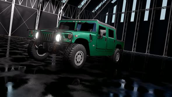 Luxury Off-Road Vehicles in the Garage