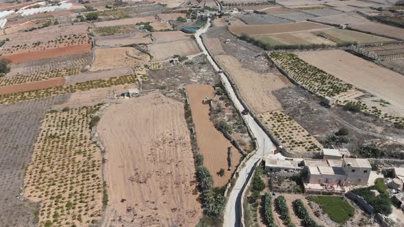 Aerial drone video from western Malta, Mgarr area, Fomm ir-Rih bay.