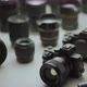 Close up video of camera and lenses - VideoHive Item for Sale