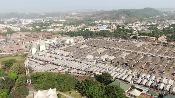 Shot of Garki ultra modern market, abuja Nigeria