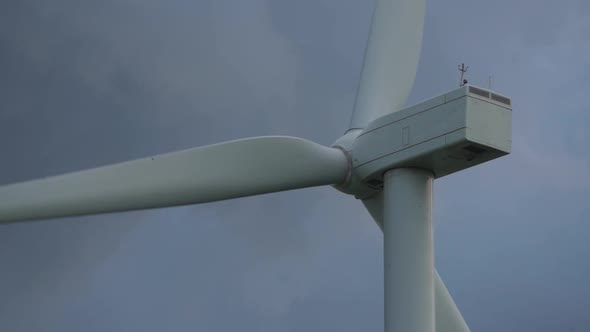 Grey Contemporary Energy Source Windmill with Blades