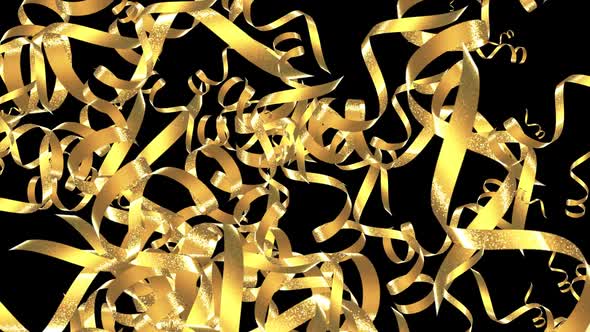 Twisted Gold Confetti