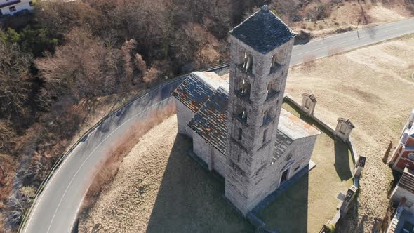 Romanic Church Aerial View