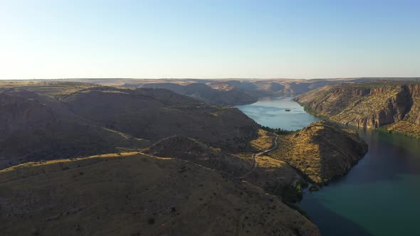 Halfeti  Euphrates river in Şanlıurfa.