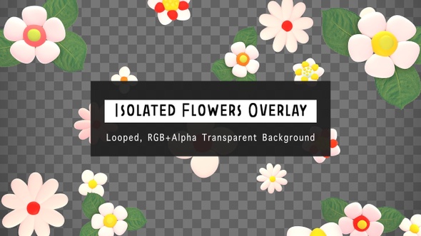 Isolated Flowers Overlay alt