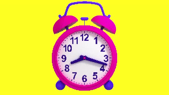 Transformation of a 3D pixel into a digital alarm clock alt