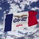 Iowa Flag With Sky - VideoHive Item for Sale