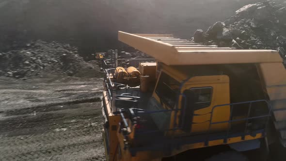 Large Quarry Dump Truck