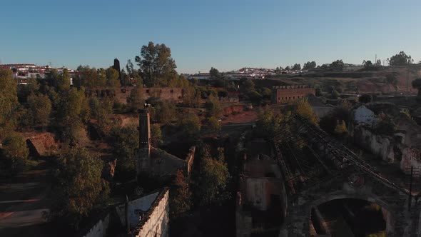 Ruins of a mine processing factory found in São Domingos.