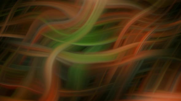 Brown Green Color Smooth Stripes Wave Background Animation