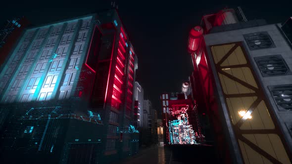 Cyberpunk Metaverse Street 4k