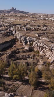 Cappadocia Landscape Aerial View