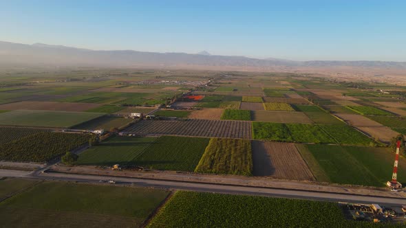 Pedregal Aerial shots of the area and its way of farming and life, at different times of the day.