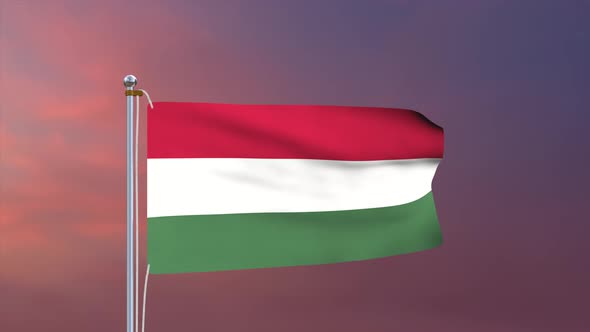 Hungary Flag 4k