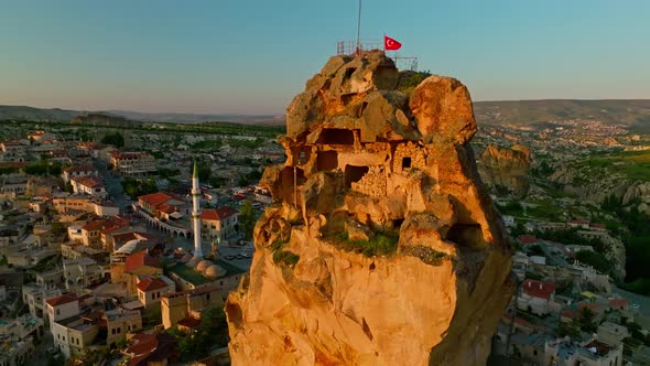 Cappadocia aerial view 4 K Awesome Background