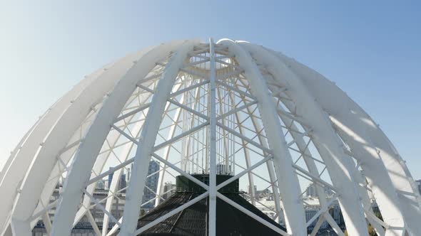 Modern White Domeshaped Structure