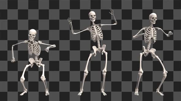 Skeletons Chicken Dance Loop