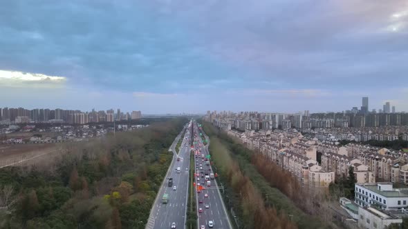 Urban Traffic Flow, Blue Cloud