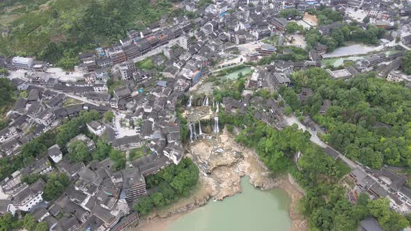Ancient Town, China Aerial