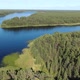 Flight Over the Taiga Forest Lake - VideoHive Item for Sale