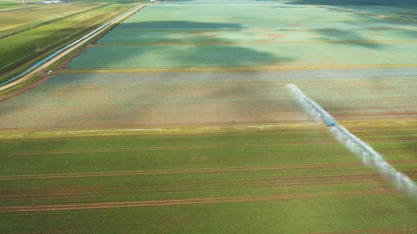 Irrigation System on Agricultural Land