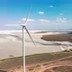 Aerial View Of Wind Farm On Countryside Field - VideoHive Item for Sale