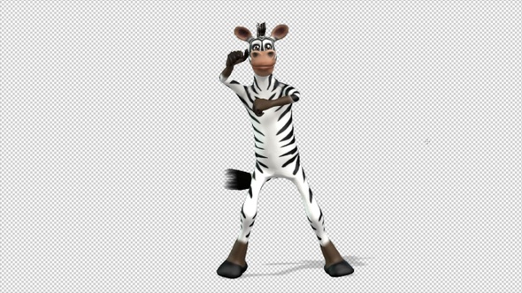 Toon Zebra Gangnam Dance