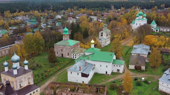 Borisoglebsky at the Ustye Rostov Monastery Ancient Orthodox Monastery Russia