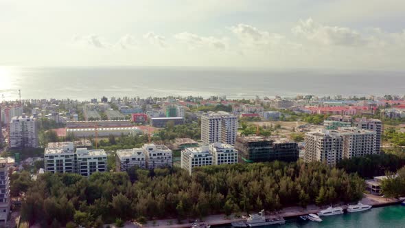 Aerial View Maldives