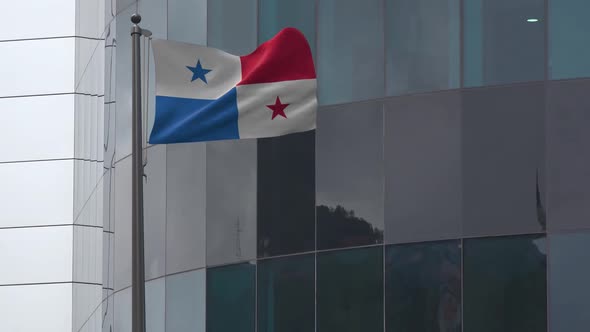 Panama Flag Background 2K