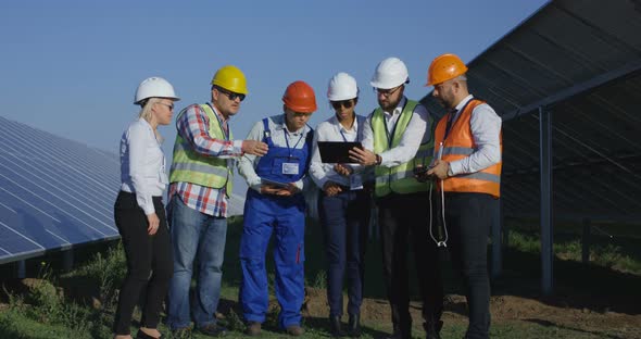 Solar Farm Engineers Launch Drone