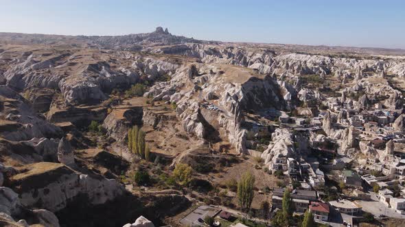 Aerial View Cappadocia Landscape