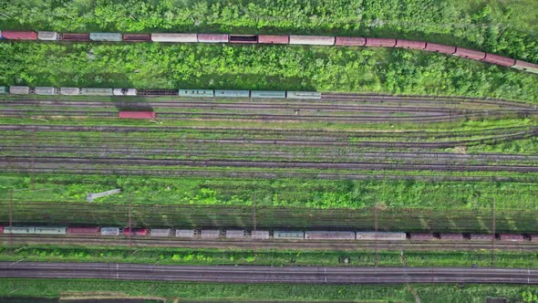 Cargo Railway Carriage