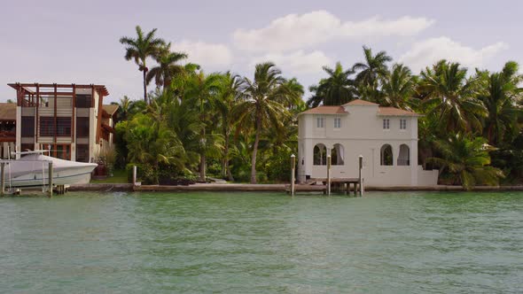 Villas and buildings on the waterfront