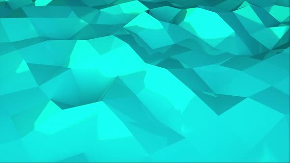 Abstract Low Poly Waving Background