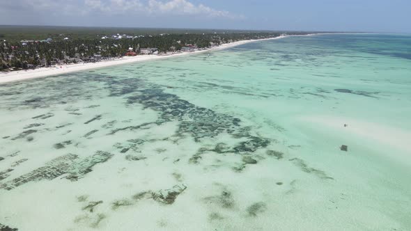 Zanzibar Tanzania  Aerial View of the Indian Ocean