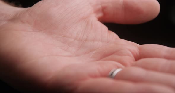 Hands sanitizing with alcoholic gel, coronavirus COVID19 pandemic alt