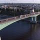 Cars Traffic Over the Bridge Across the River - VideoHive Item for Sale