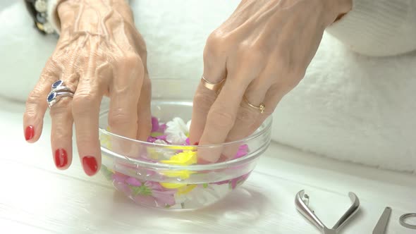 Spa Treatment for Female Hands.