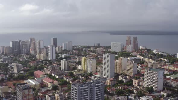 Aerial View Maputo Mozambique