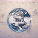 Travel Text Animation with Earth Background - VideoHive Item for Sale