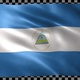 Nicaragua waving flag looped - VideoHive Item for Sale