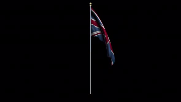 UK flag (alpha channel - transparent background)