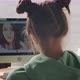 Education Stock Footage 4 K Ultra Hd Clips   A Teenage Girl Attending Her Online Classes - VideoHive Item for Sale