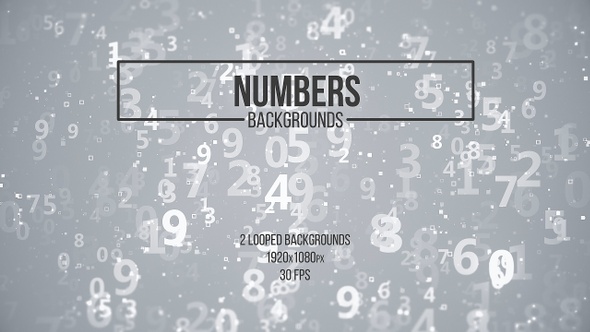 Numbers Backgrounds