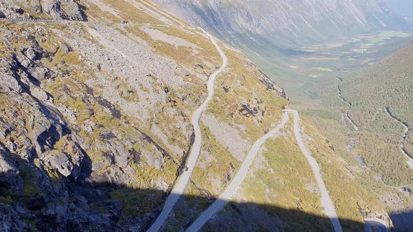 Trollstigen Near Andalsnes, Norway, Scandinavia, Europe.